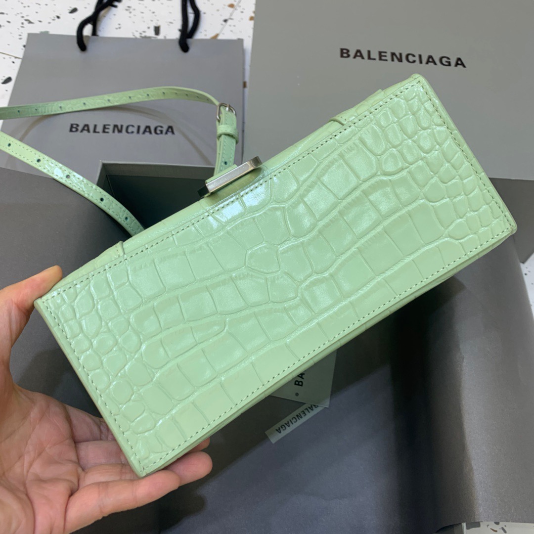 Ba1en*iaga Hourglass Small Handbag In Light Green, For Women, Women’s Bags 9in/23cm