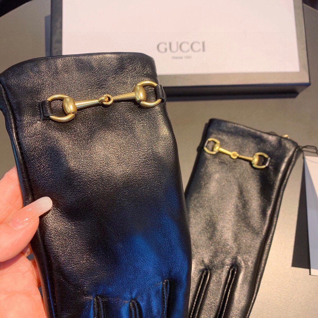 Gvc*1 Gloves With Hoursebit In Black