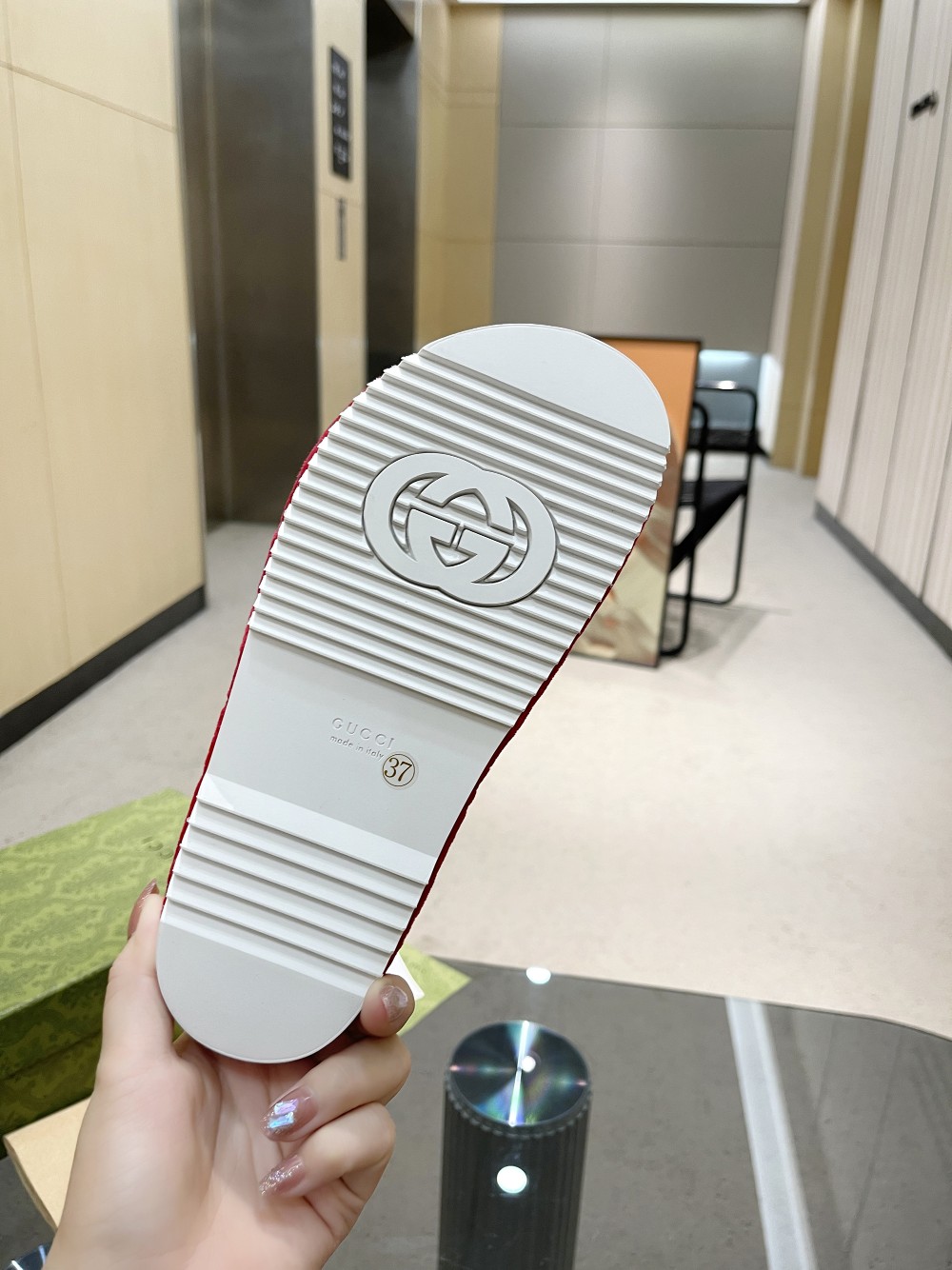 Gvc*1 Women’s GG Platform Sandal Pink For Women GG