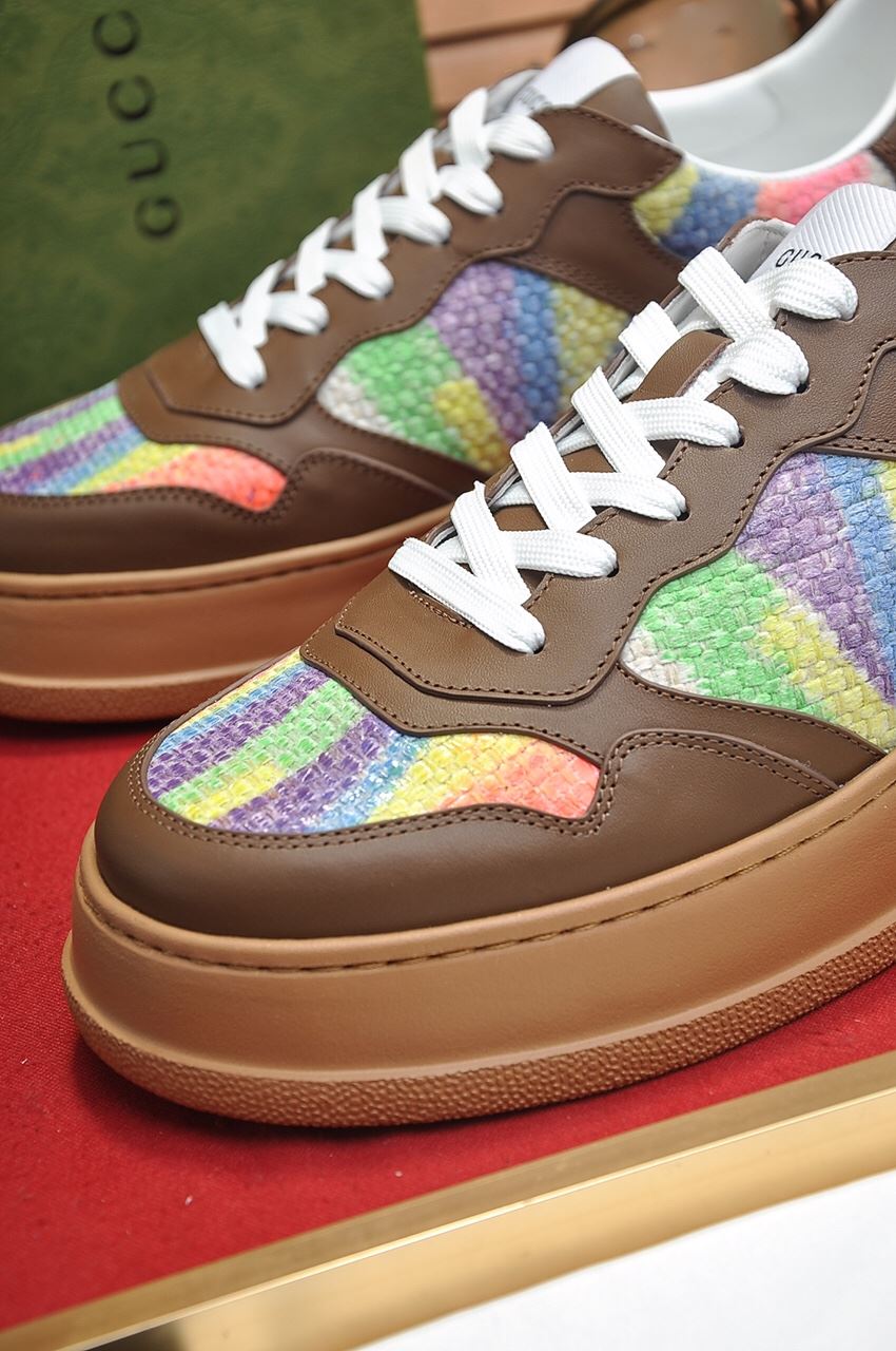 Gvc*1 Men’s Sneaker With Pale Rainbow Brown For Men ‎669582