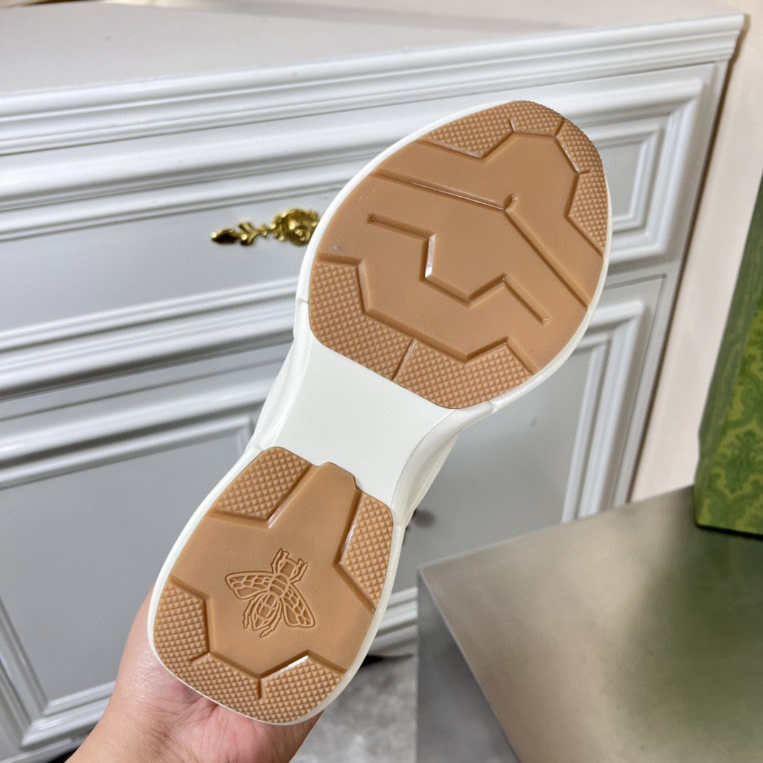 Gvc*1 Men’s GG Embossed Rhyton Sneakers White For Men 721750