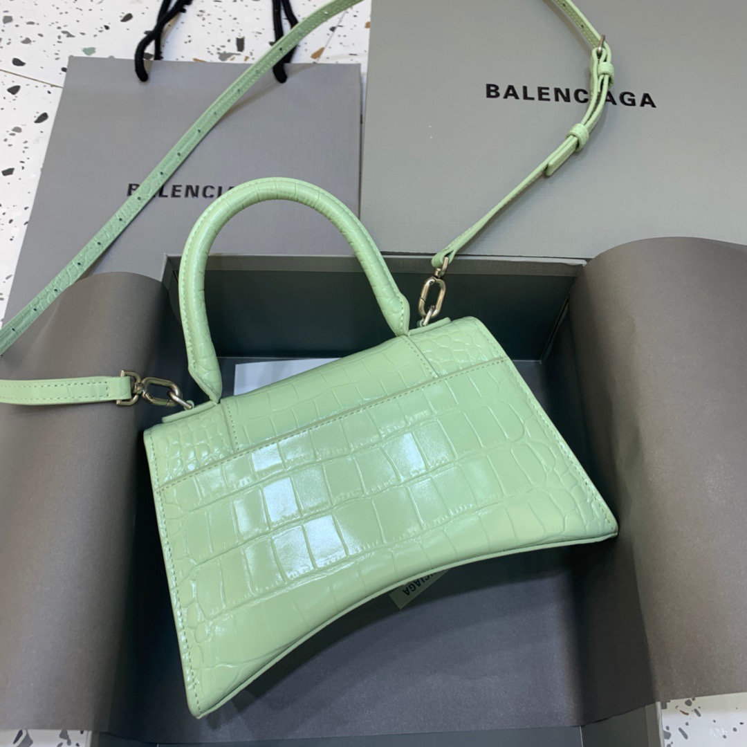 Ba1en*iaga Hourglass Small Handbag In Light Green, For Women, Women’s Bags 9in/23cm