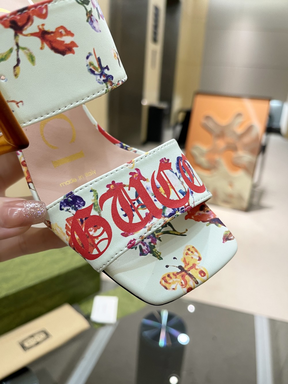 Gvc*1 Women’s ‘Soave’ Sandal With Bamboo Buckle White For Women GG