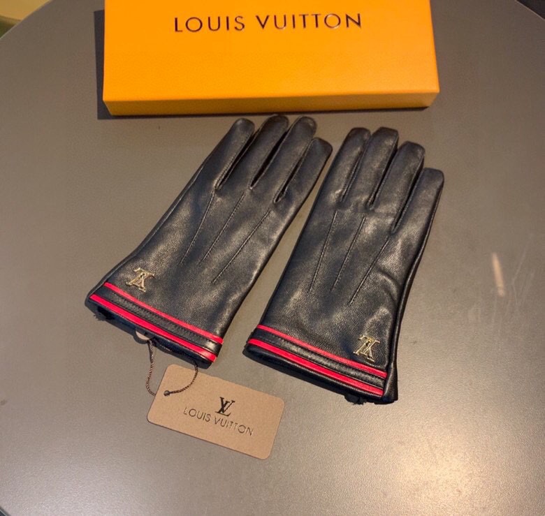 L0vis Vvtt0n Gloves In Black