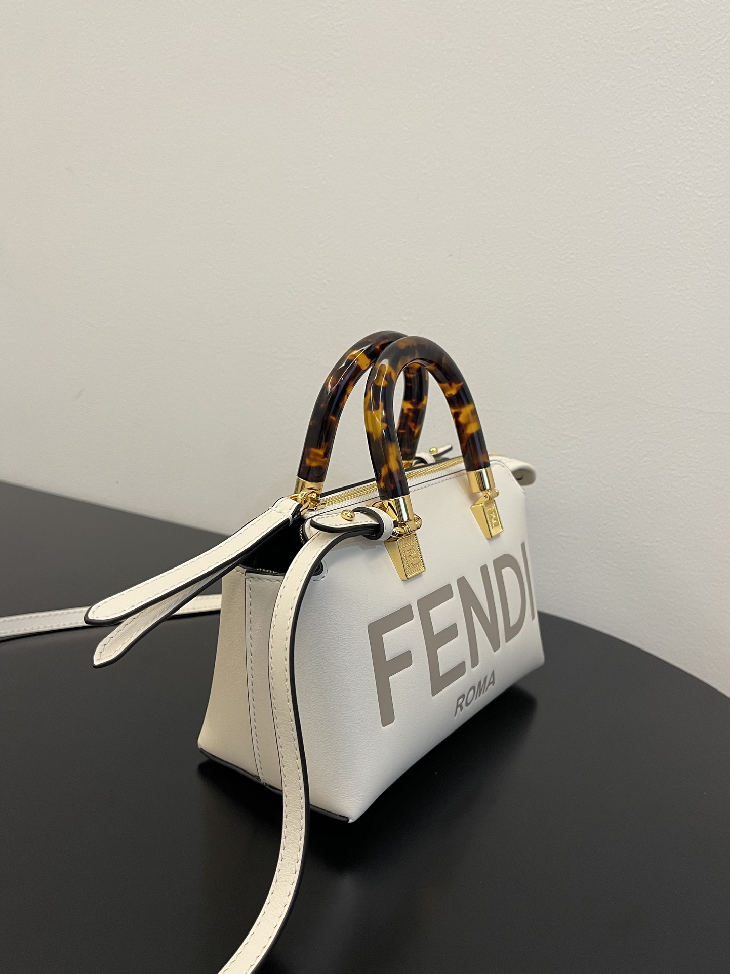 F**di By The Way White Mini Bag For Woman 17cm/6.5in
