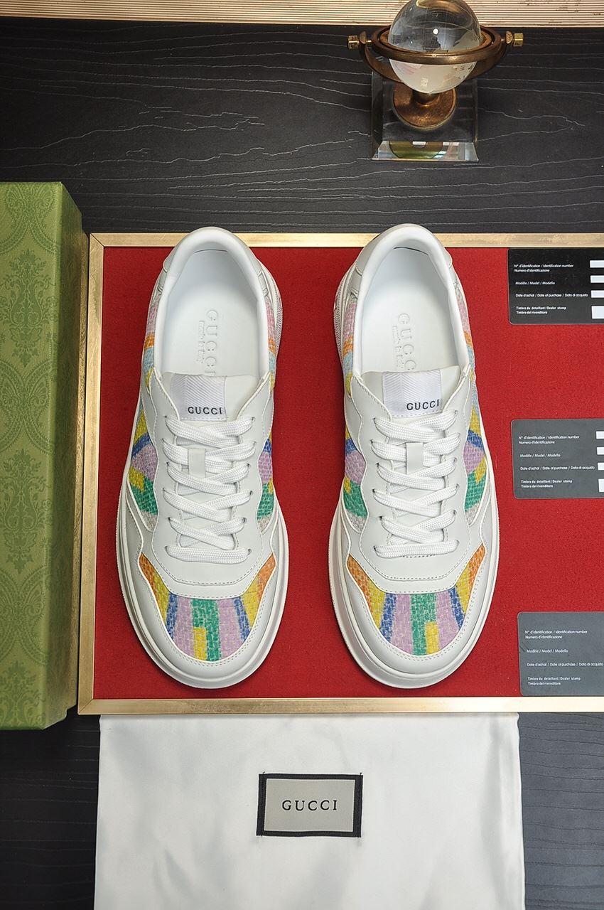 Gvc*1 Men’s Sneaker With Pale Rainbow White For Men 669582