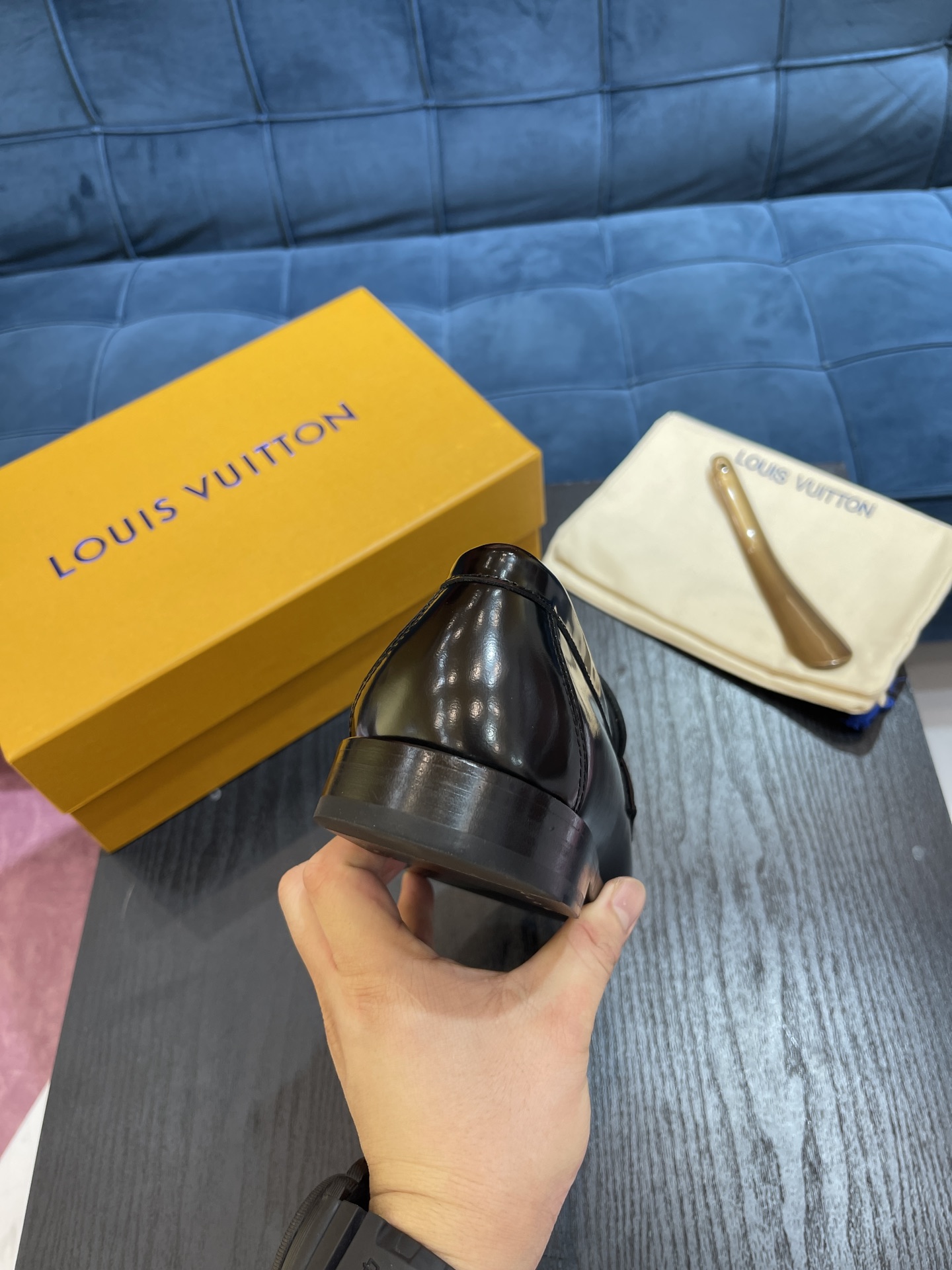 L0vis Vuittion Major Loafer Black For Men LV