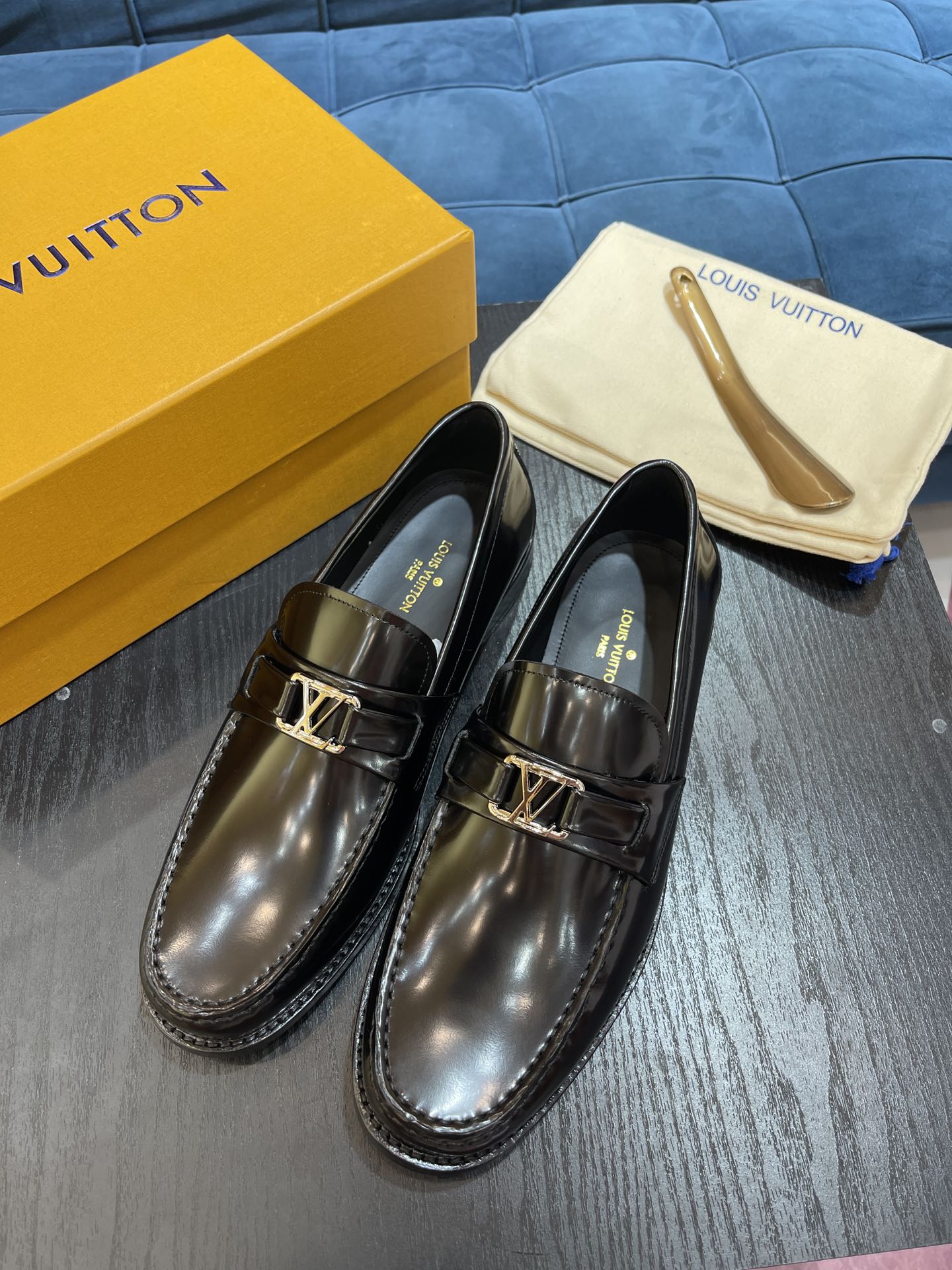 L0vis Vuittion Major Loafer Black For Men LV