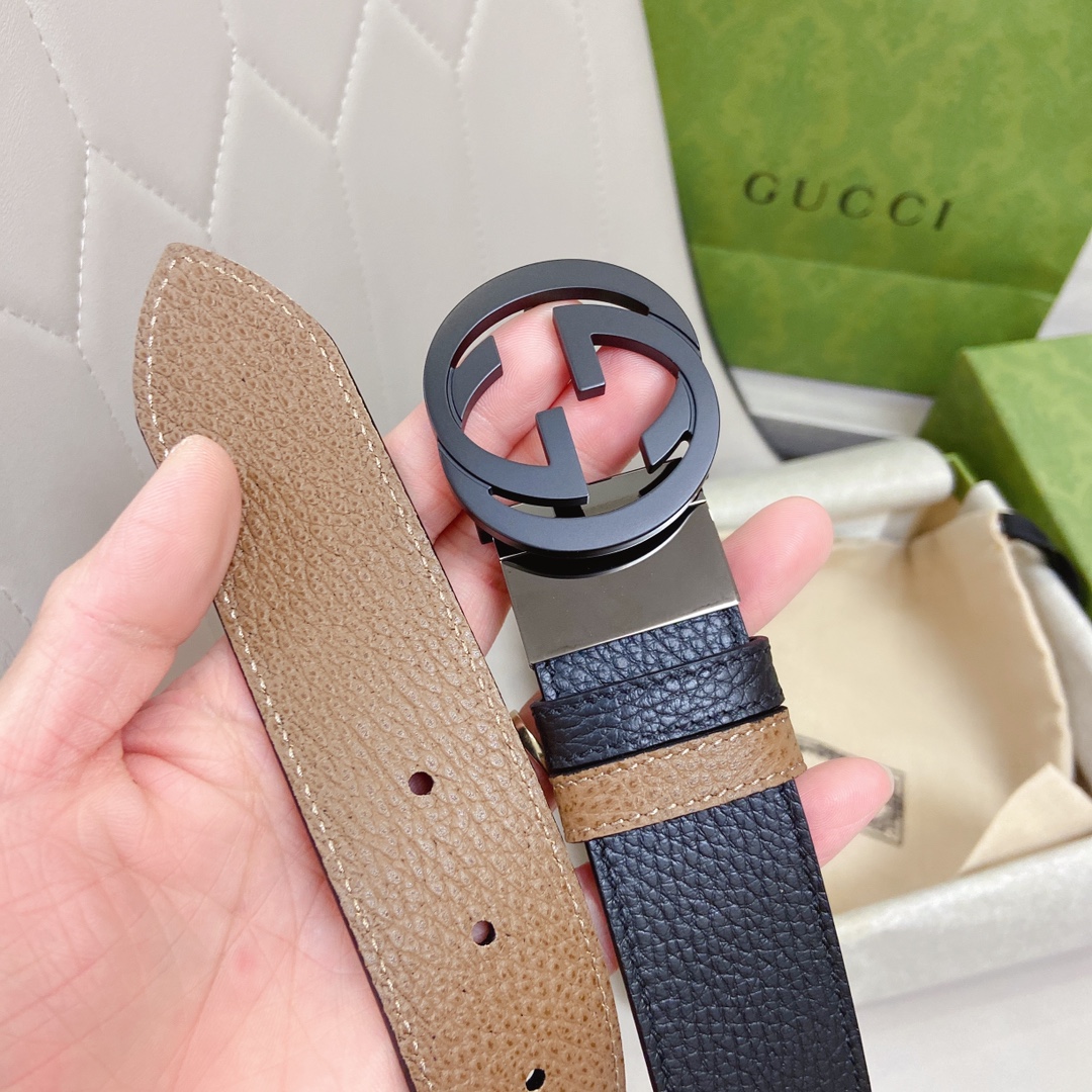 Gvc*1 GG Marmont Reversible Belt Black