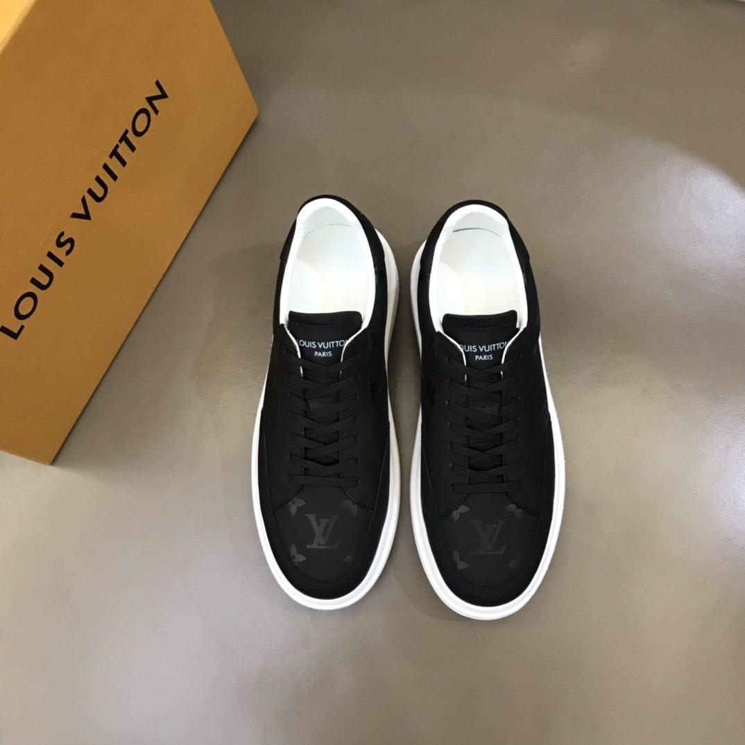 L0vis Vuittion Beverly Hills Sneaker Black For Men LV