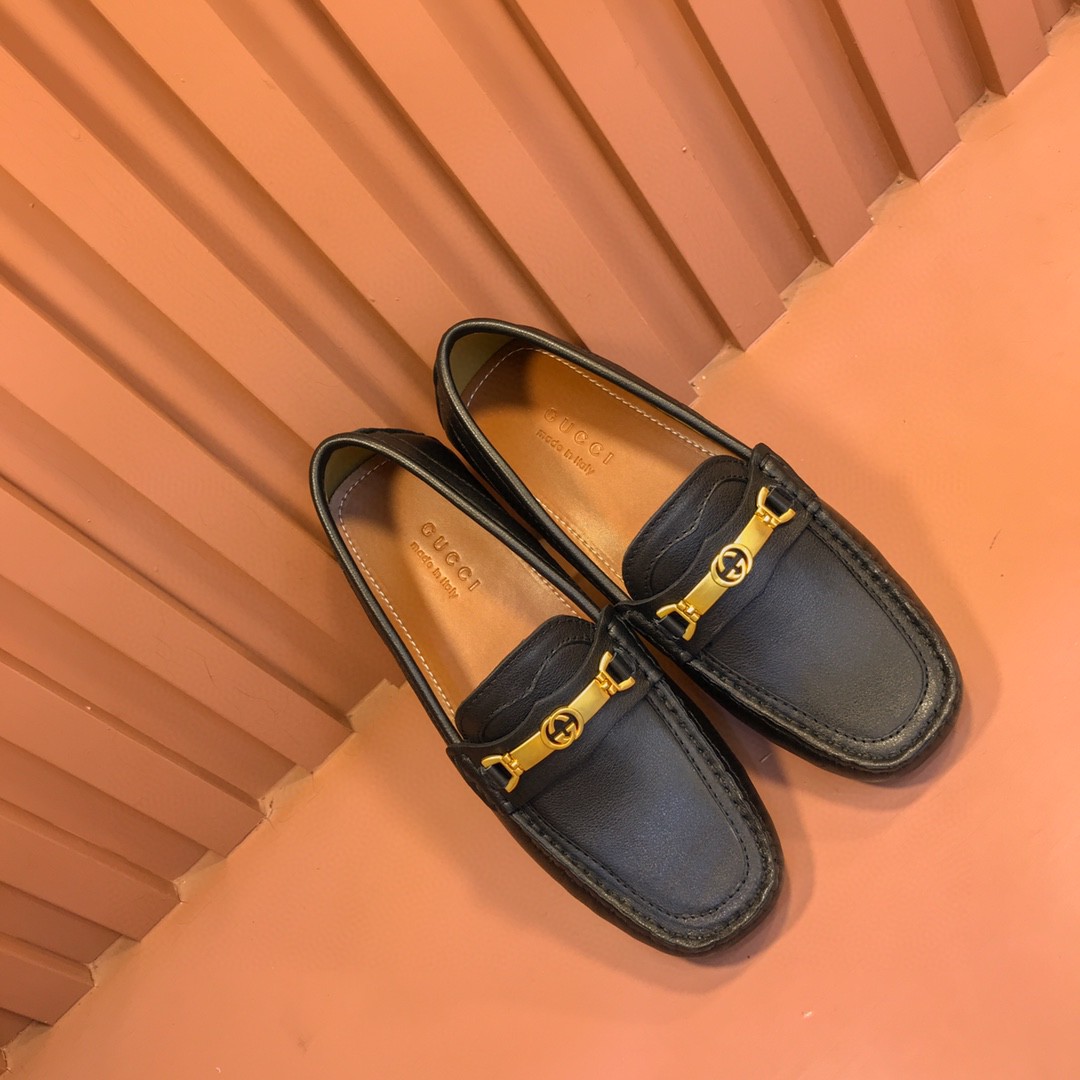 Gvc*1 Men’s Loafer With Interlocking G Horsebit ‎Black For Men 655519