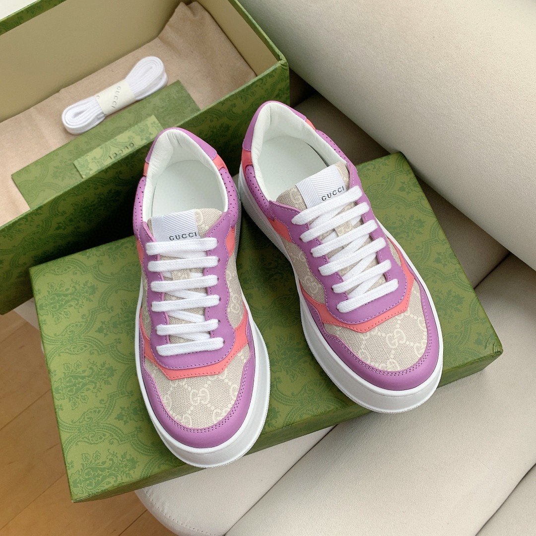 Gvc*1 Women’s GG Sneaker Pink And Purple Svp*me For Women ‎‎670408 UPG90 5471