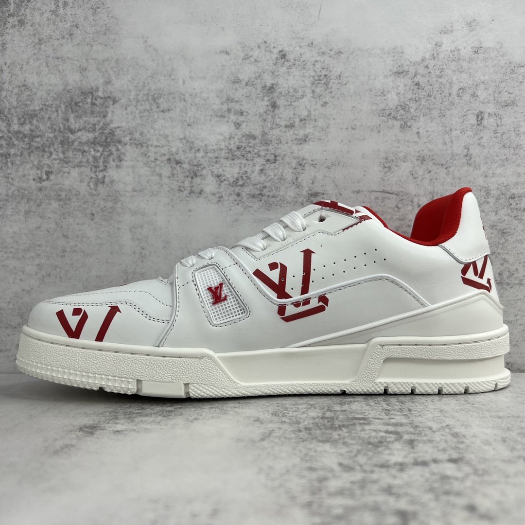 L0vis Vvtt0n Women’s LV Trainer Sneaker Red For Women LV