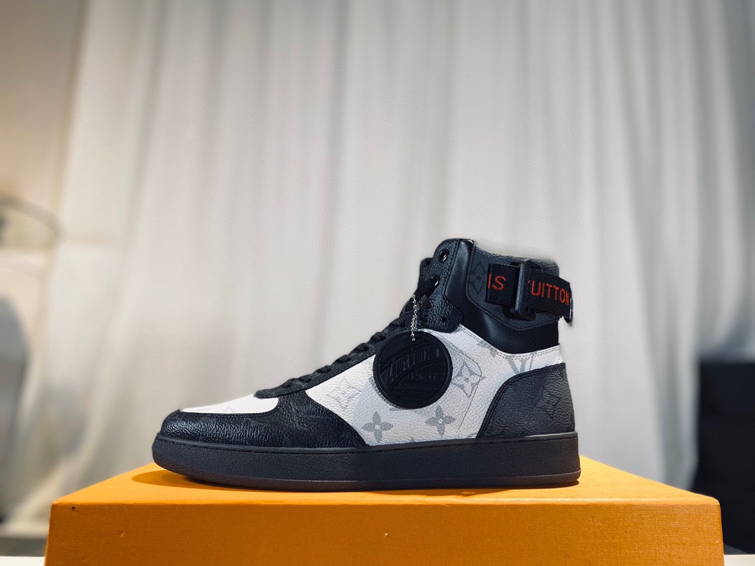 L0vis Vvtt0n Rivoli Sneaker Boots Black And White For Men LV