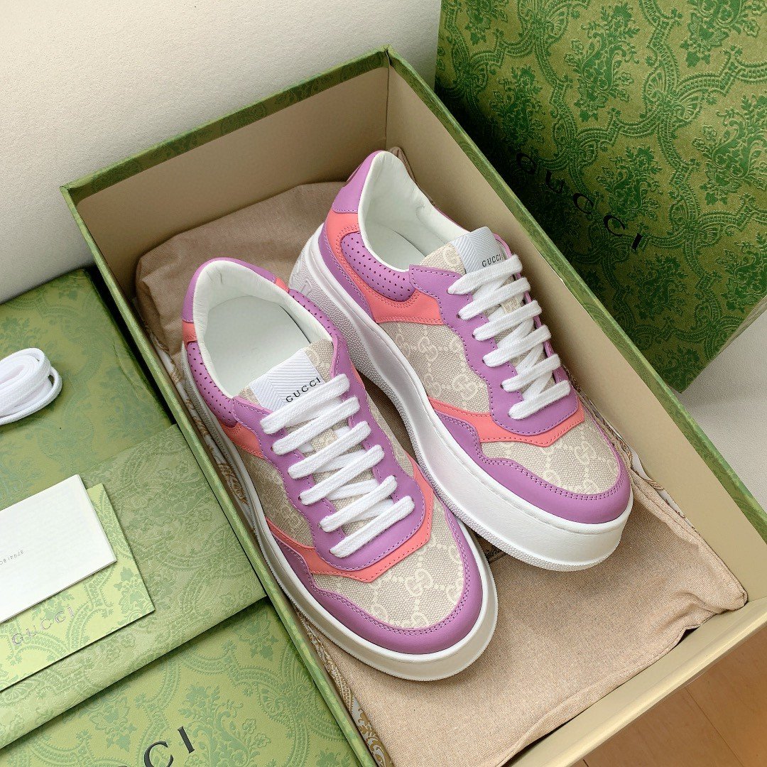 Gvc*1 Women’s GG Sneaker Pink And Purple Svp*me For Women 670408 UPG90 5471