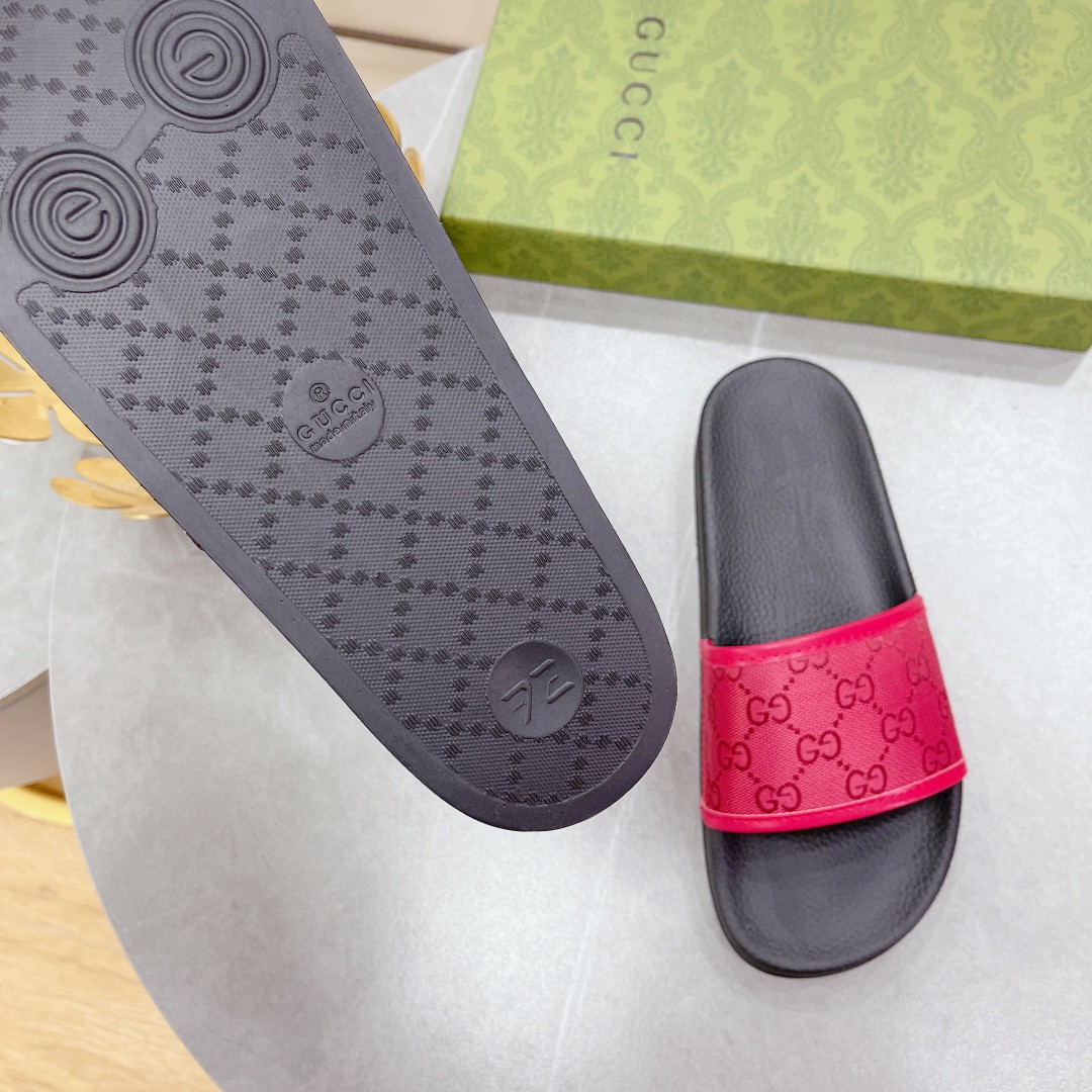 Gvc*1 Women’s GG Slide Sandal Red For Women 407345