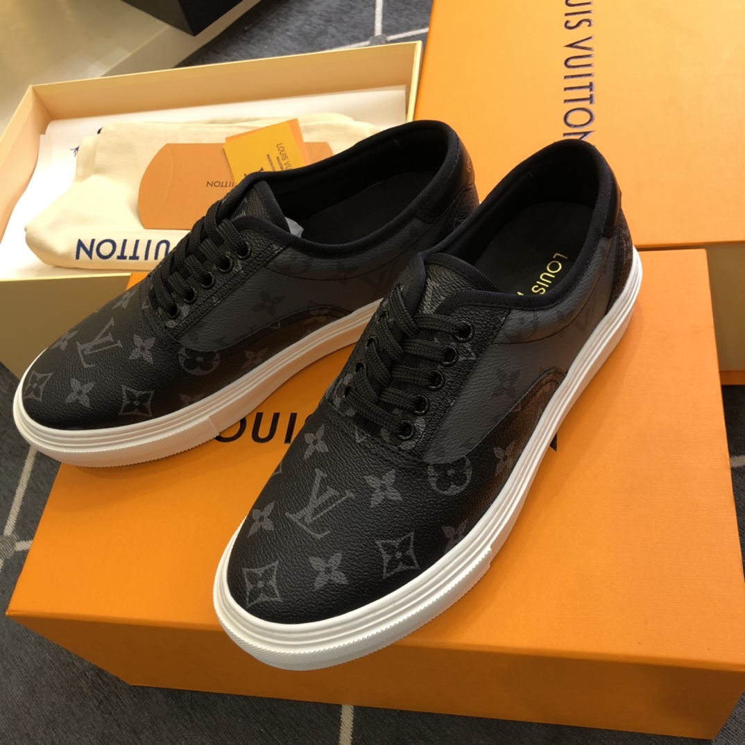 L0vis Vvtt0n LV Trocadero Richelieu Sneaker Black For Men LV