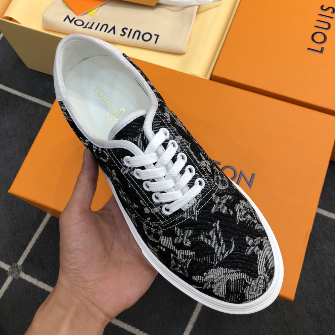 L0vis Vvtt0n LV Trocadero Richelieu Sneaker Black For Men LV
