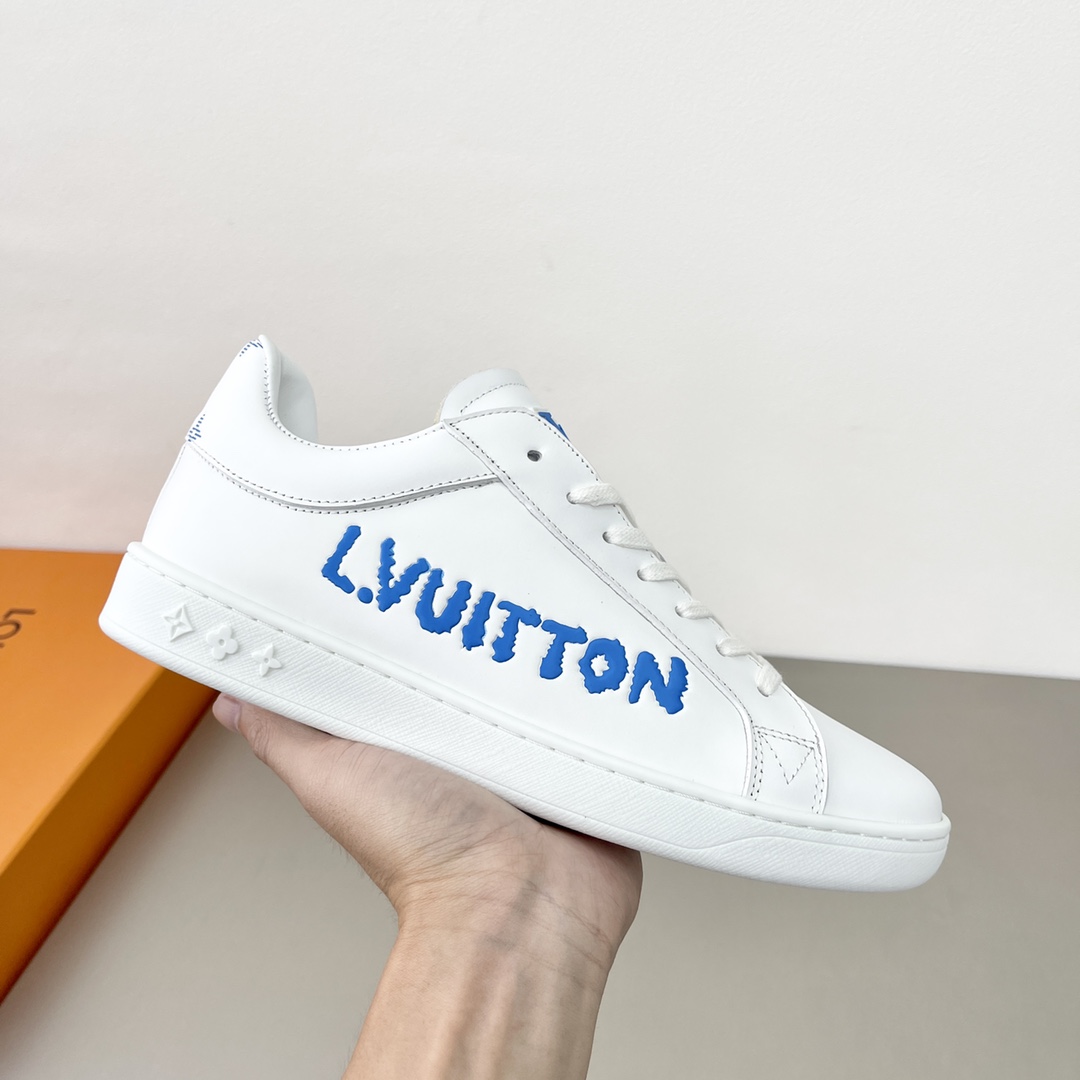 L0vis Vuittion Luxembourg Samothrace Sneaker White For Men LV