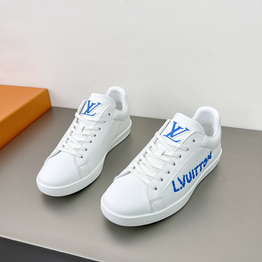 L0vis Vuittion Luxembourg Samothrace Sneaker White For Men LV