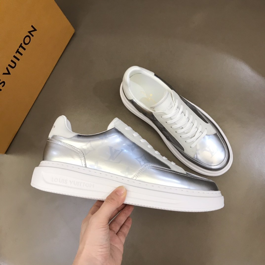 L0vis Vuittion Beverly Hills Sneaker Sliver For Men LV