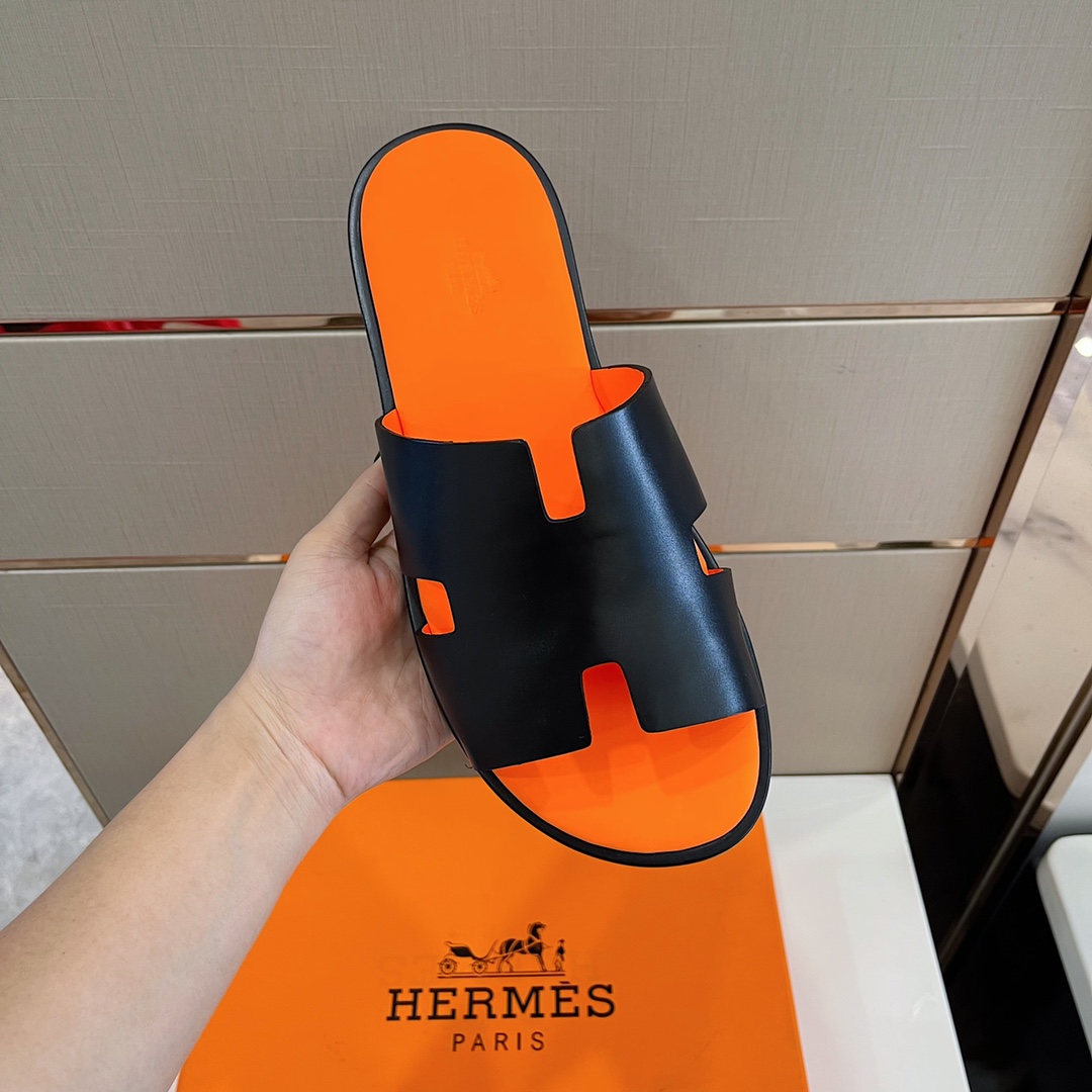 H**me5 Izmir Sandal Black And Orange For Men