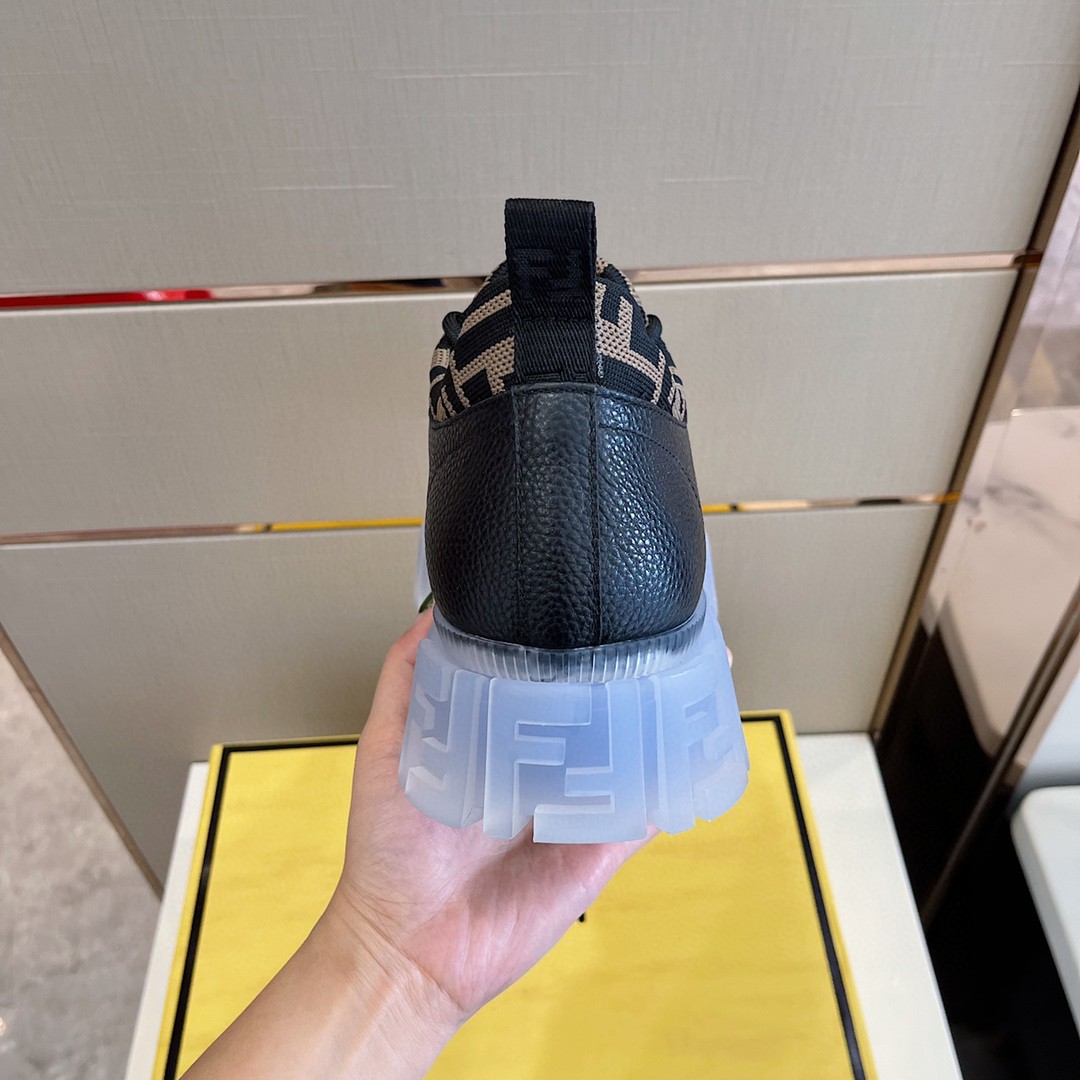 F**di Force Black Boots For Men