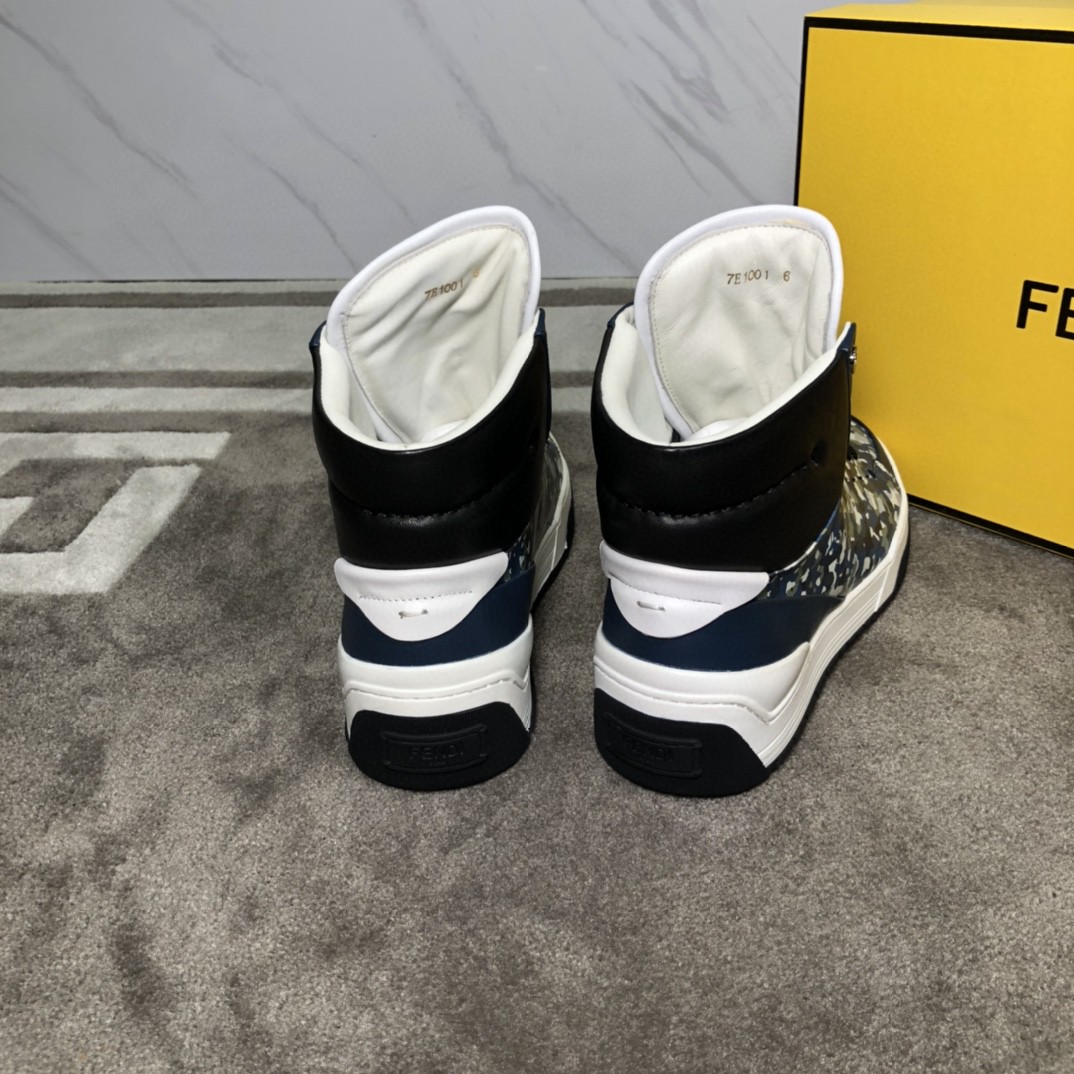 F**di Force High Tops Sneakers Multicolor For Men