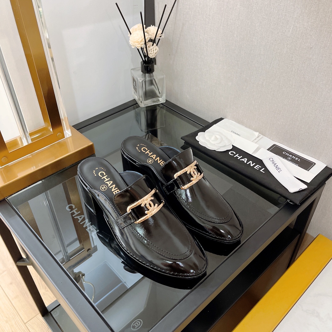 Ch**el Women’s Loafers Black For Women