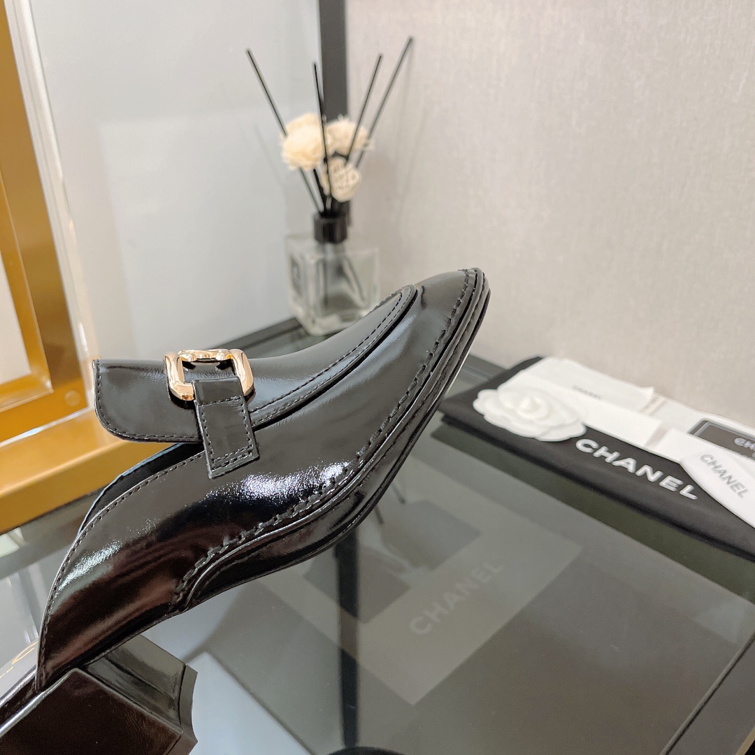 Ch**el Women’s Loafers Black For Women