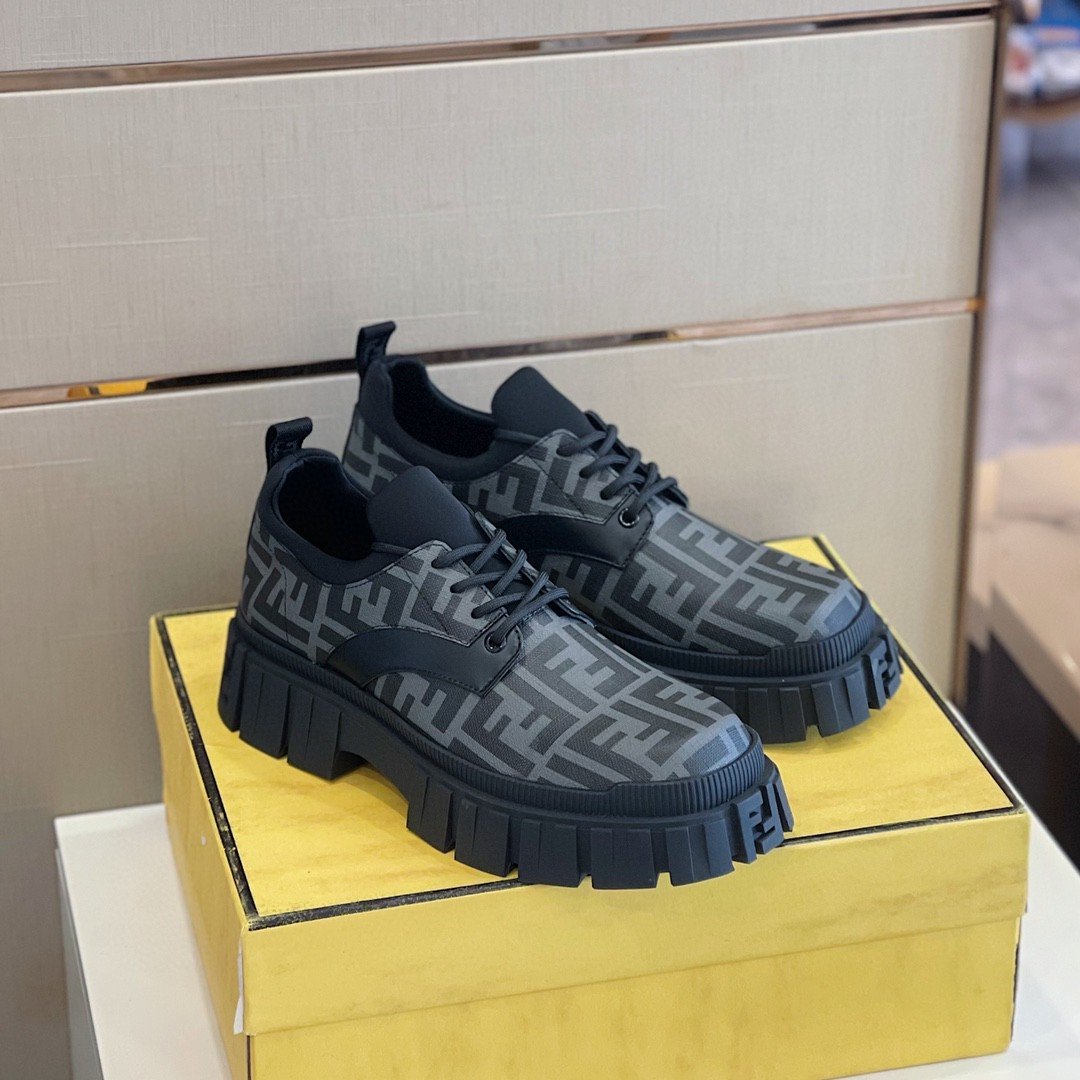 F**di Force Grey Boots For Men 7L1451AD74