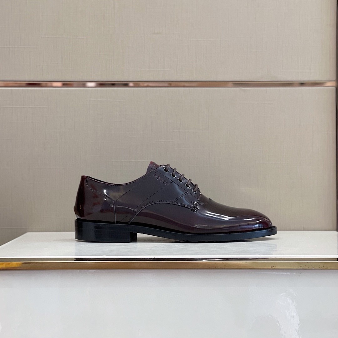 F**di Force Dark Brown Shoes For Men