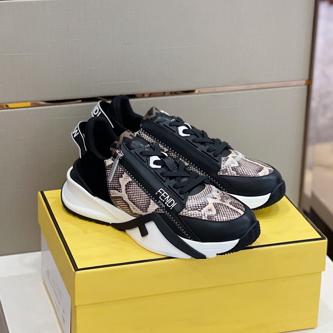 F**di Flow Sneakers Black For Men