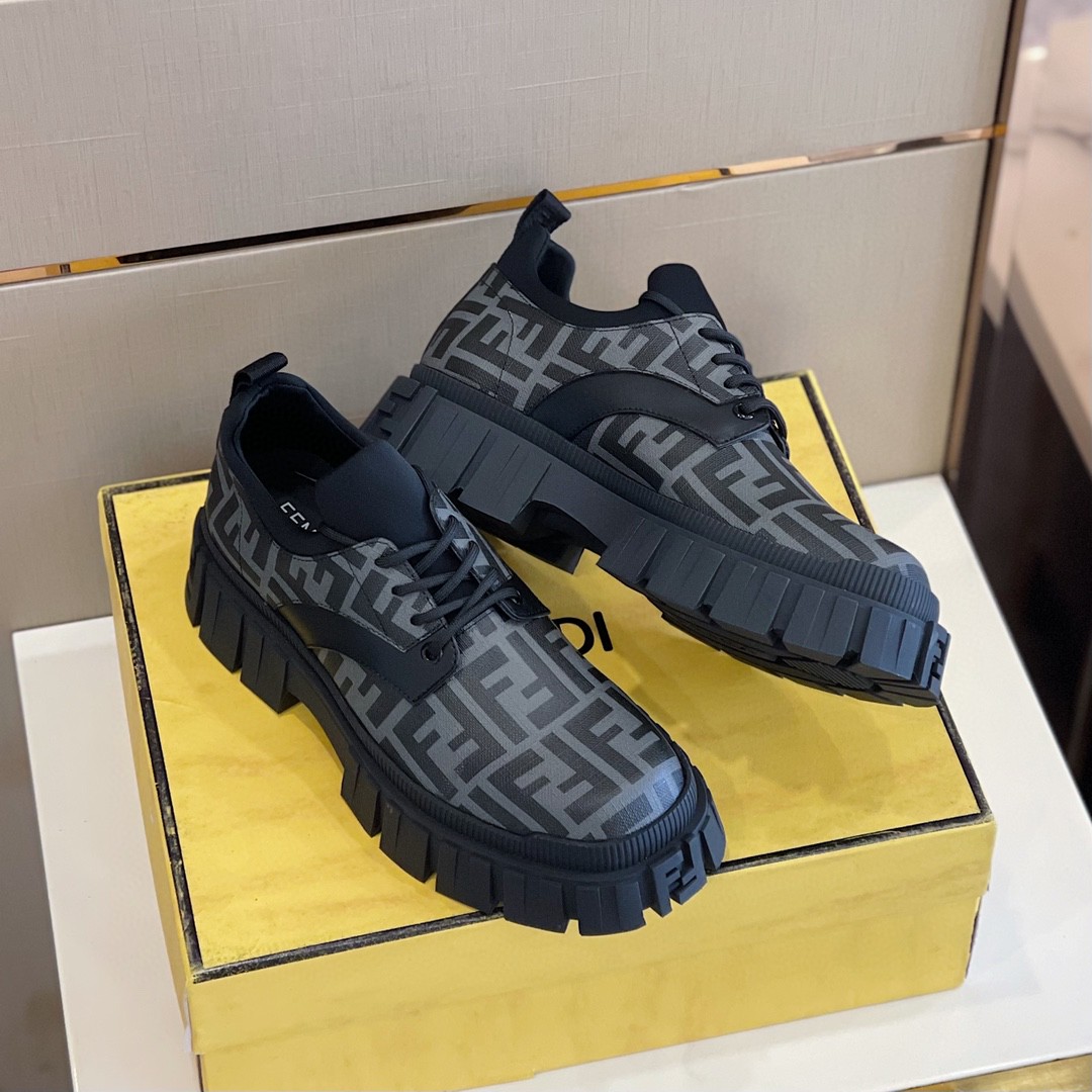 F**di Force Grey Boots For Men 7L1451AD74