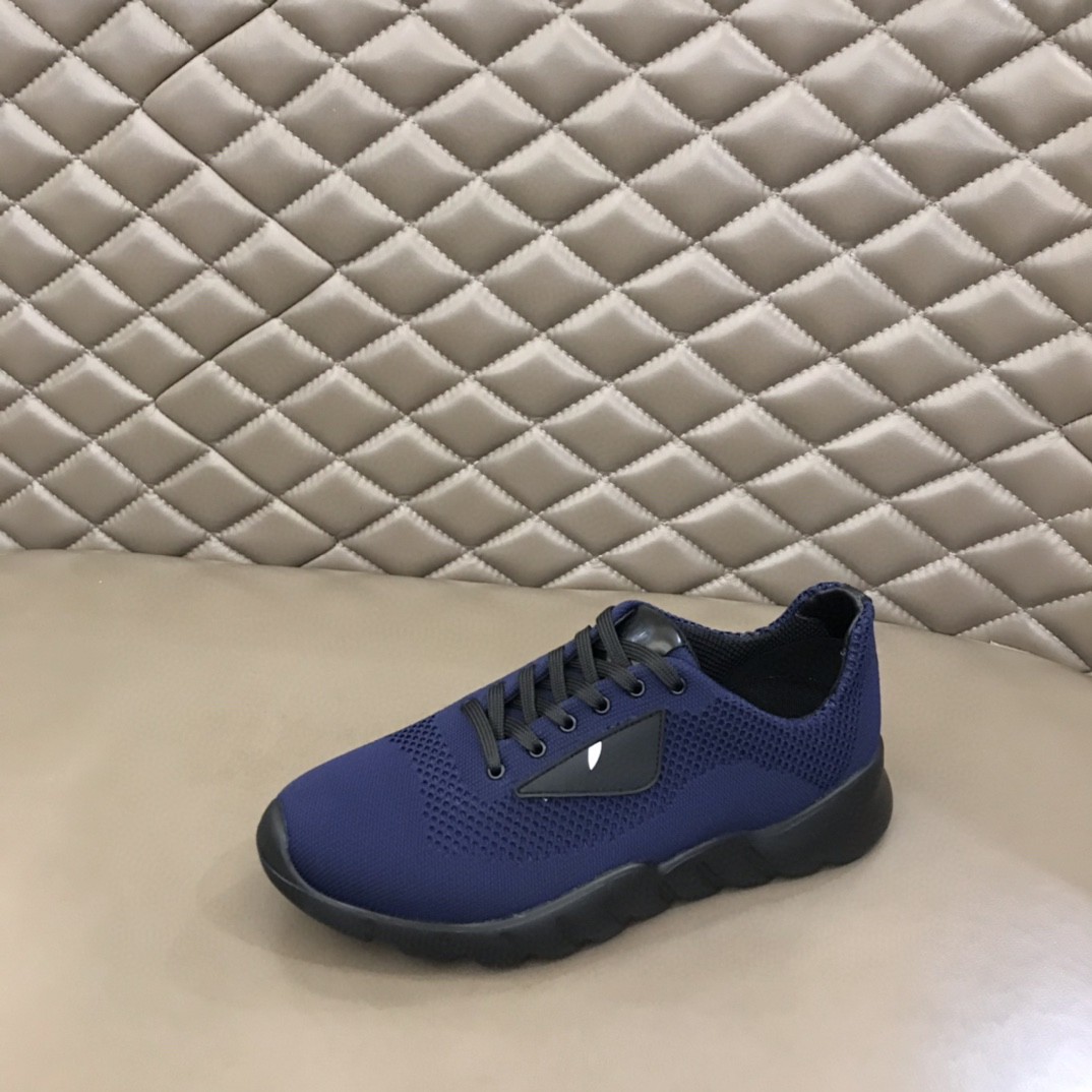 F**di Force Dark Blue Sneakers For Men