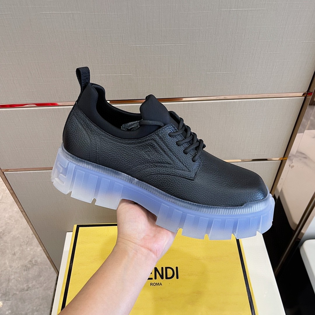 F**di Force Black Boots For Men