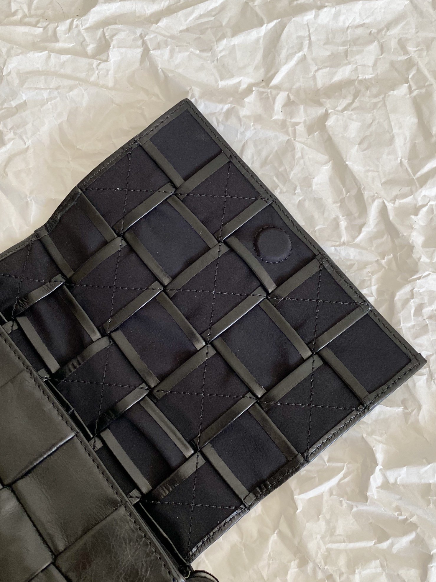 B0tt*ga Ven*ta Padded Cassette Belt Bag Black, For Women, Women’s Bags 7in/18cm 710075VCQR18425