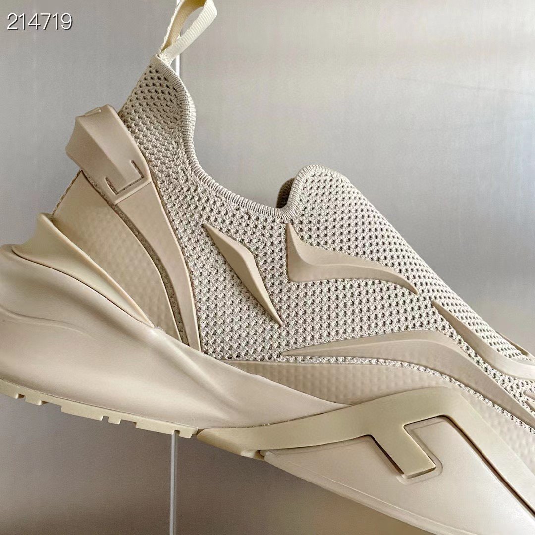 F**di Flow Beige Sneakers For Men 7E1504AHI8F0EJB