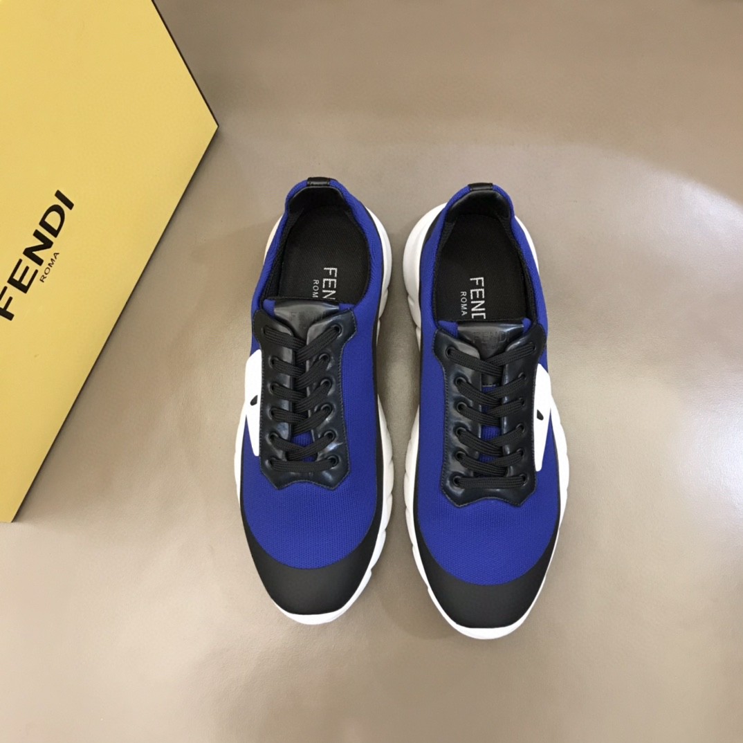 F**di Force Black/Blue Sneakers For Men