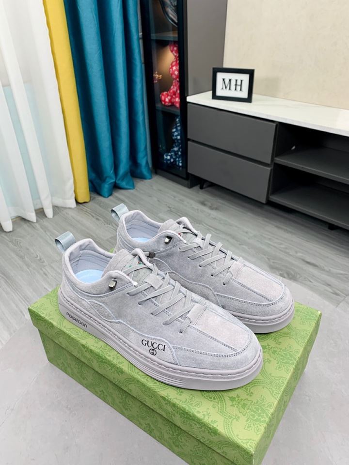 Gvc*1 Men’s Logo GG Gvc*1 Sneakers With Posedon Gray For Men
