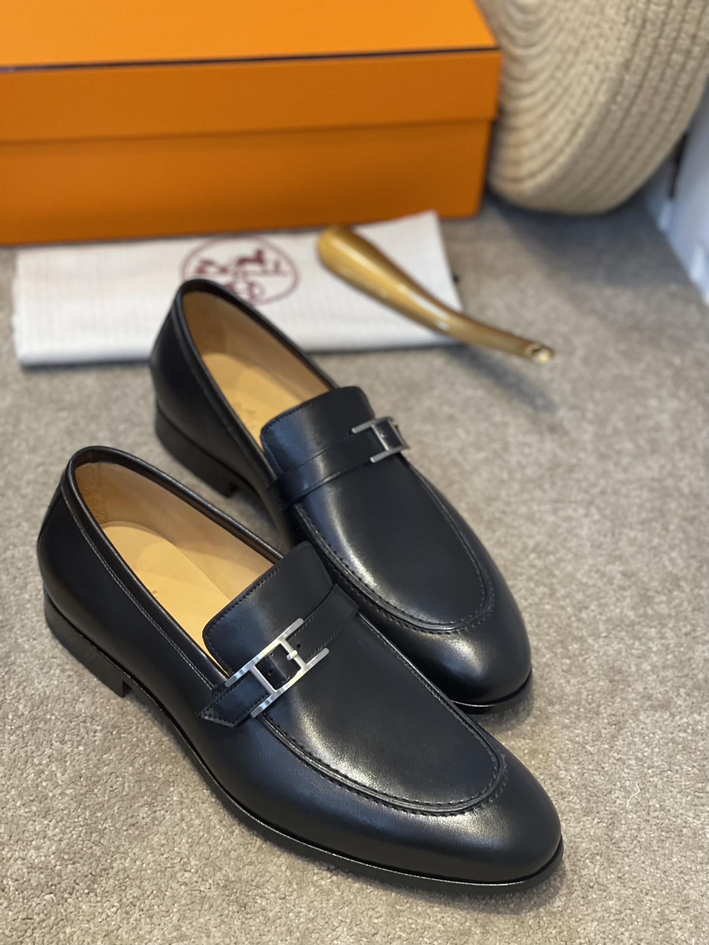 H**me5 Monterey Loafer Black For Men H171435ZH02395