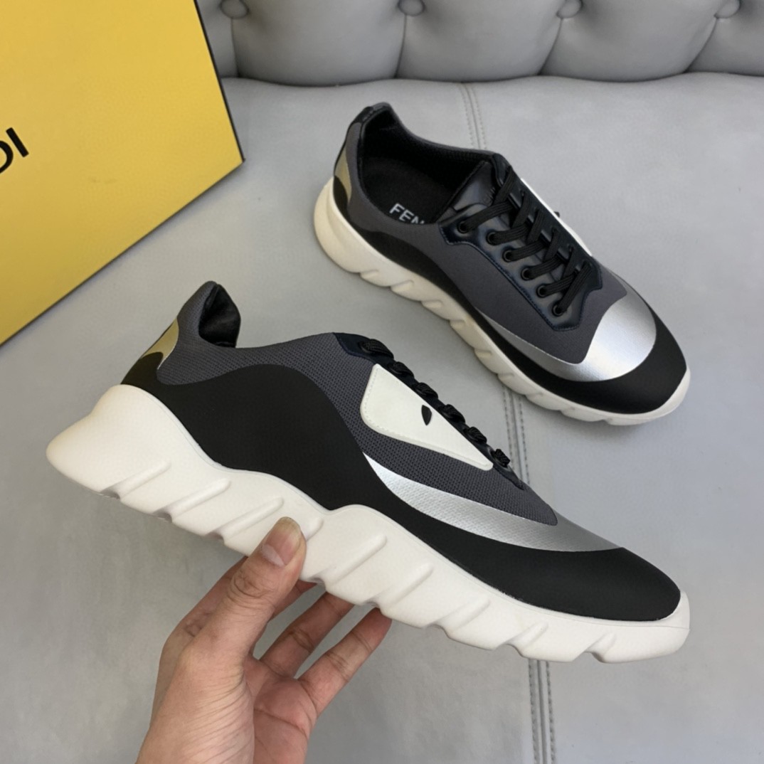 F**di Force Low Tops Sneakers Grey For Men