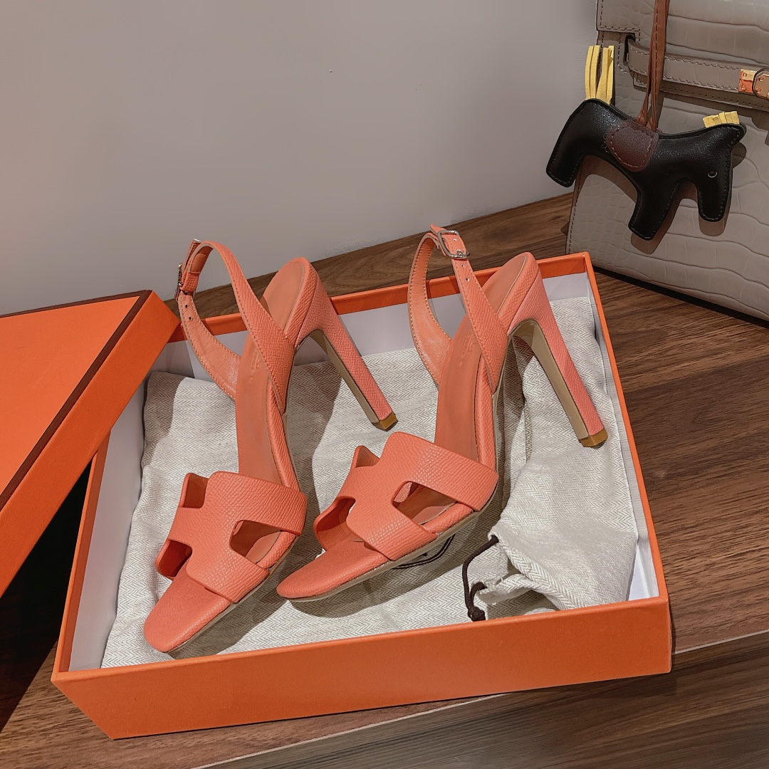 H**me5 Ella Sandal Light Orange For Women 4.1in/10.5cm