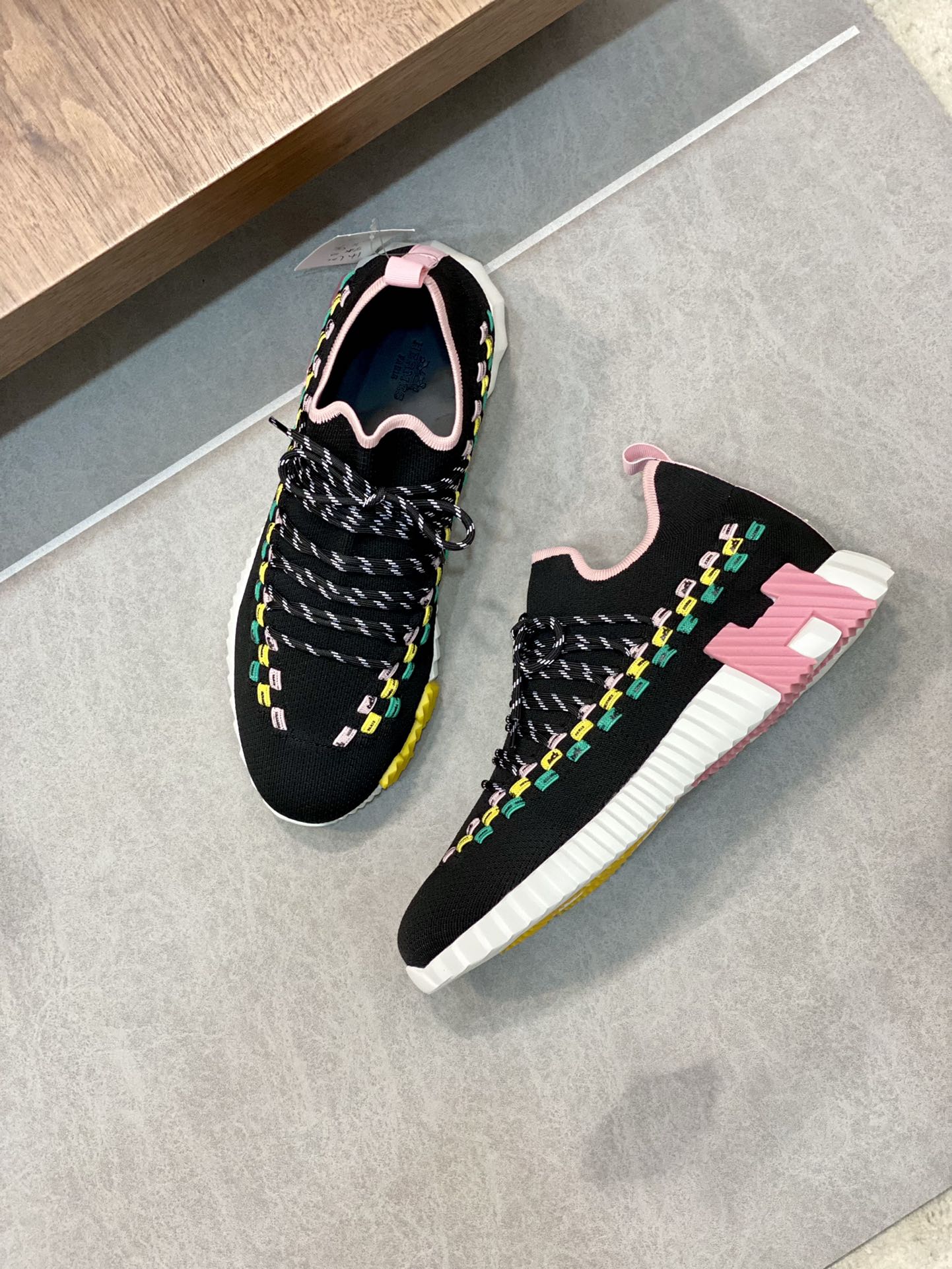 H**me5 Sneakers Flex Black And Pink For Men