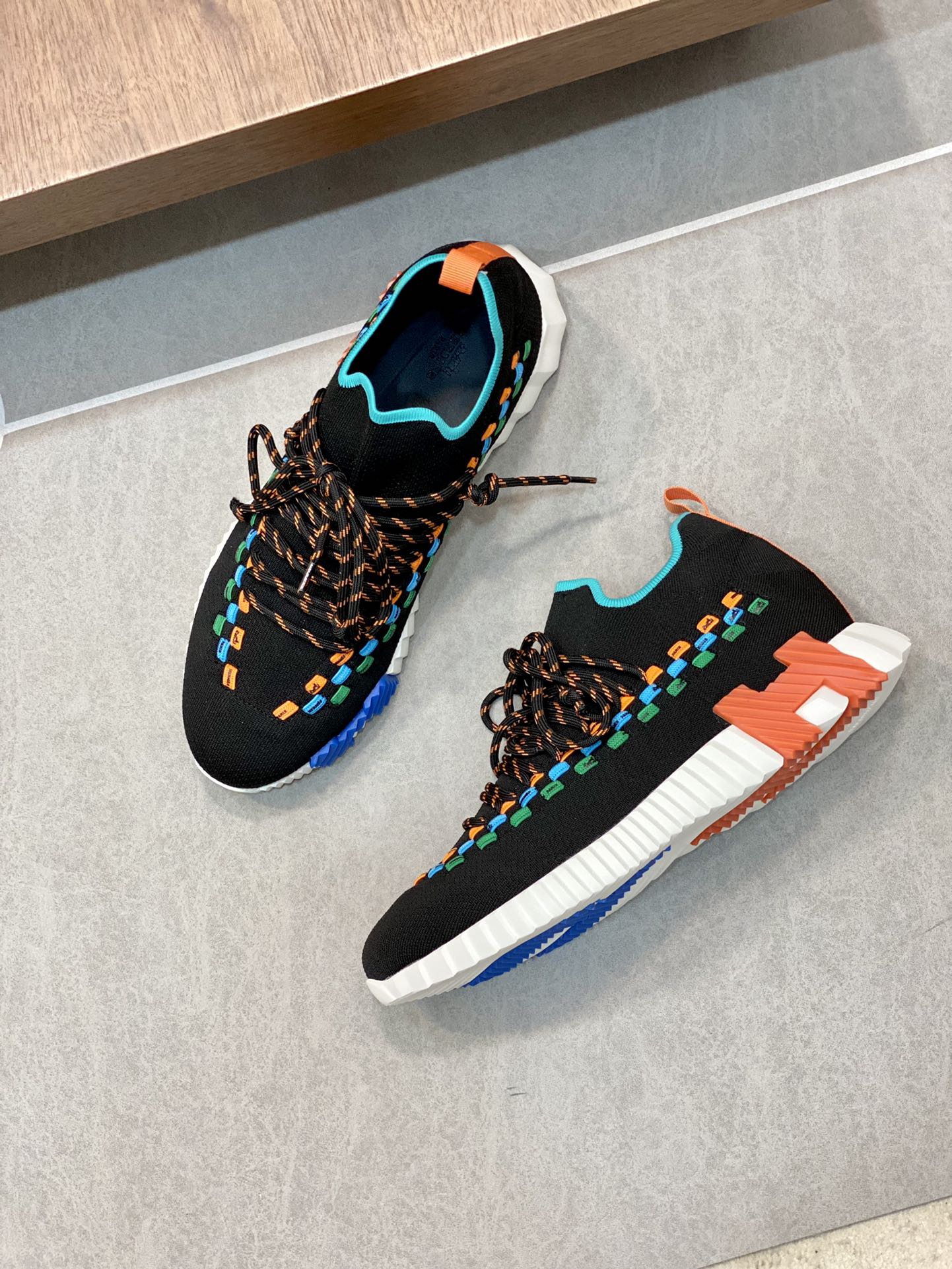 H**me5 Sneakers Flex Black And Blue For Men