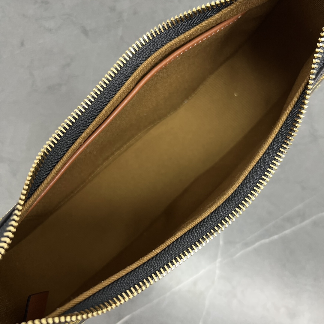 Ce1i*e Ava Bag In Triomphe Canvas Brown For Women 9in/23.5cm 193952BZJ.04LU