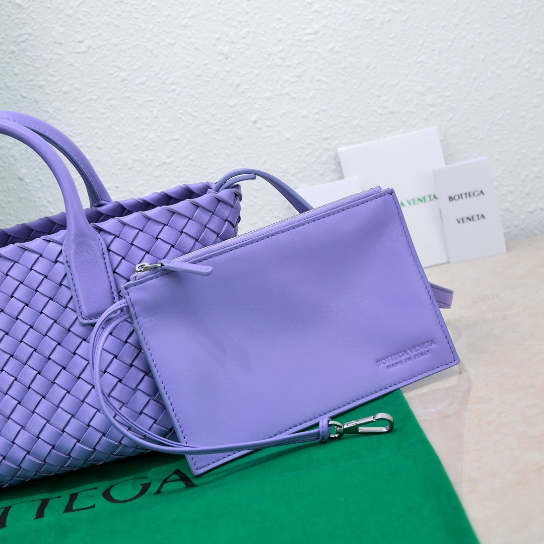 B0tt*ga Ven*ta Mini Cabat Purple, For Women, Women’s Bags 7.9in/20cm