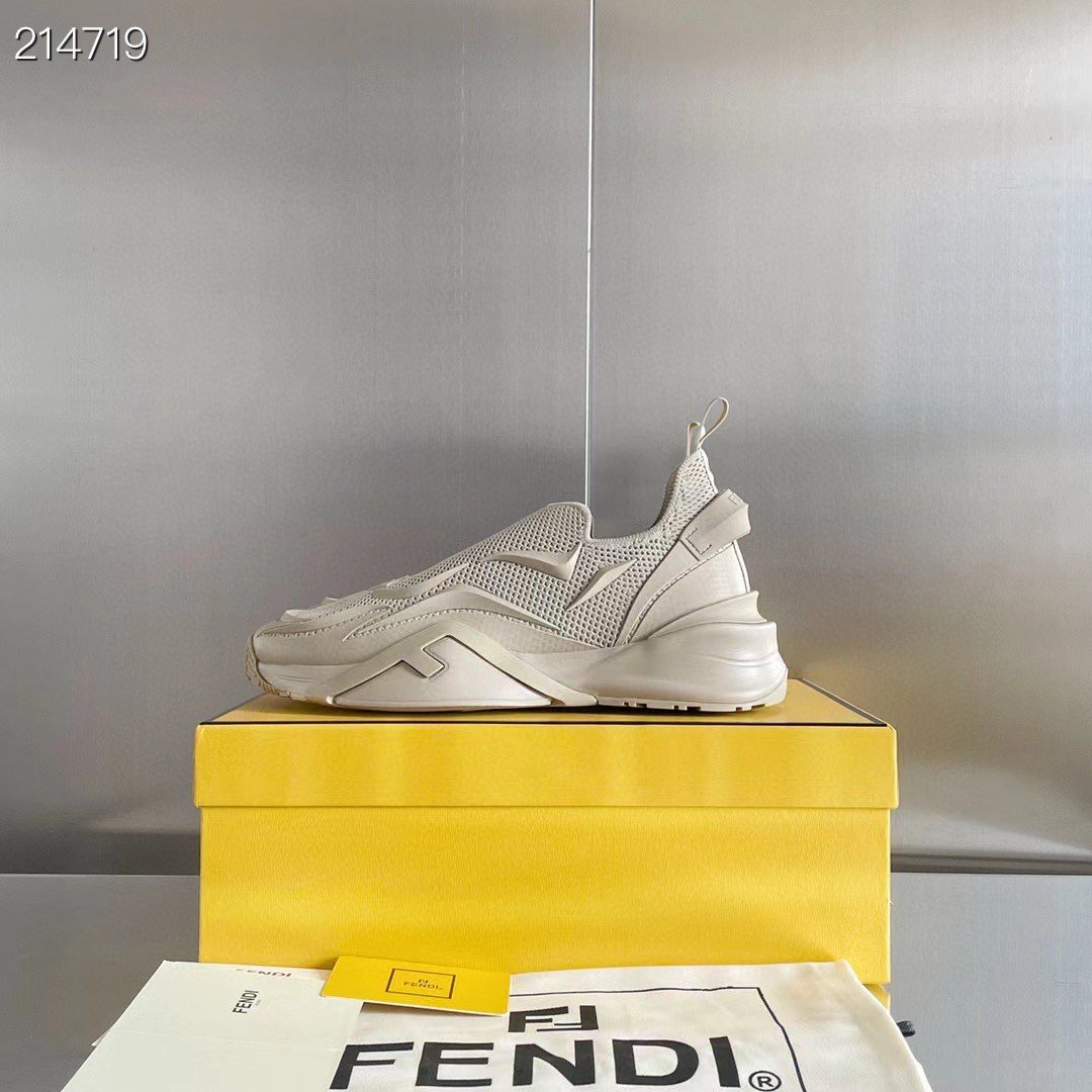 F**di Flow Beige Sneakers For Men 7E1504AHI8F0EJB