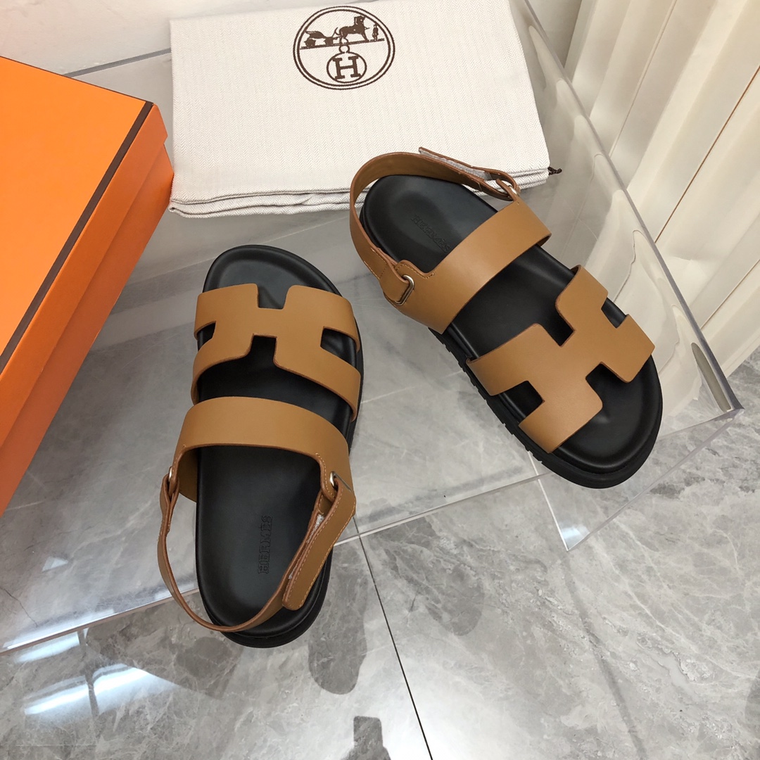 H**me5 Chypre Blanc Sandal Brown For Women