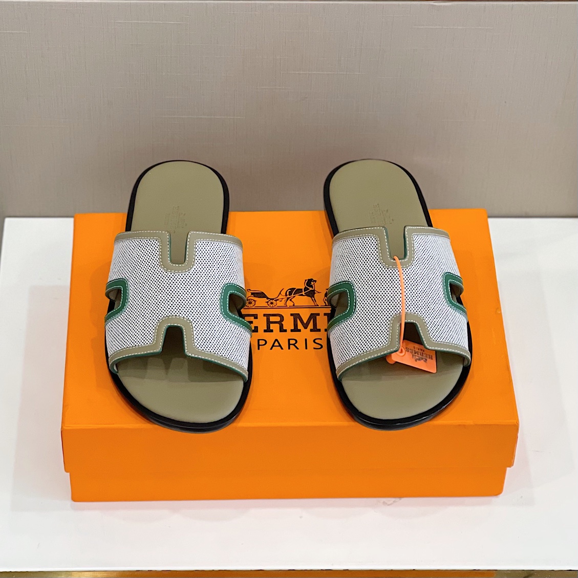 H**me5 Izmir Sandal Grey And Beige For Men